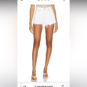 Agolde Parker Short in Dough (white)